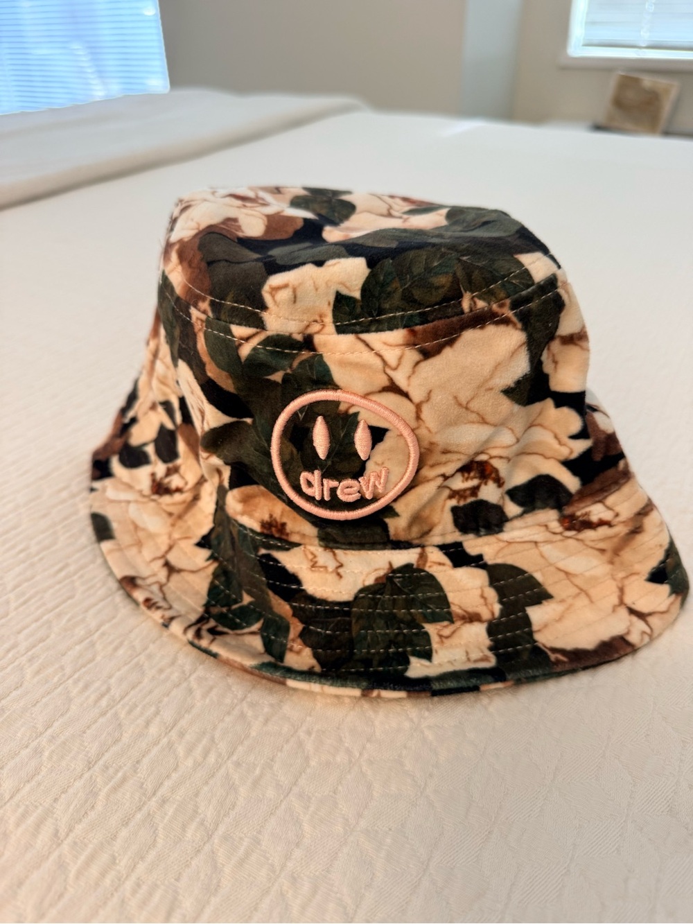 drew House Floral Bucket Hat - Pink/Green